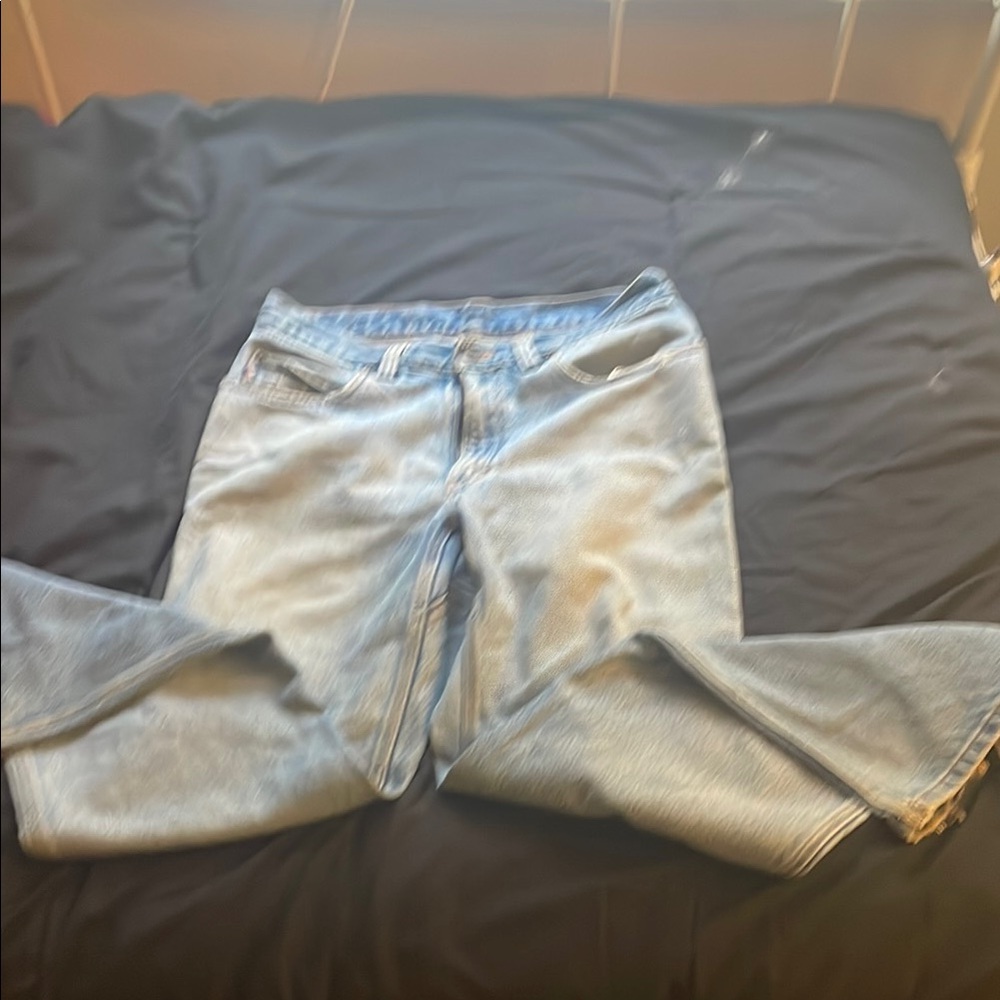 Duluth Trading Co Blue Straight Leg Jeans
